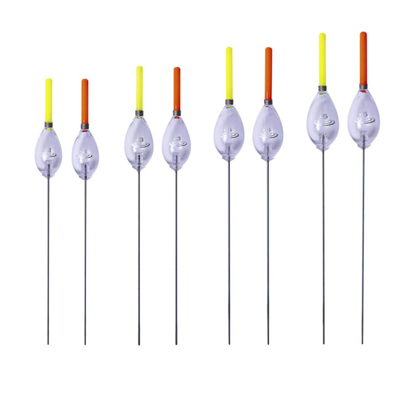 Lot De 2 Flotteurs Drennan Crystal Jigger 0,6 G – Semi-chargés, Invisibles, Pour Carpe Et F1 En Pêche Commerciale !