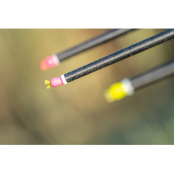 Connecteurs Élastiques Pour Canne à Pêche - Lot De 20 (Jaune, 16.4x4.3mm) | Pour Montages Carpe