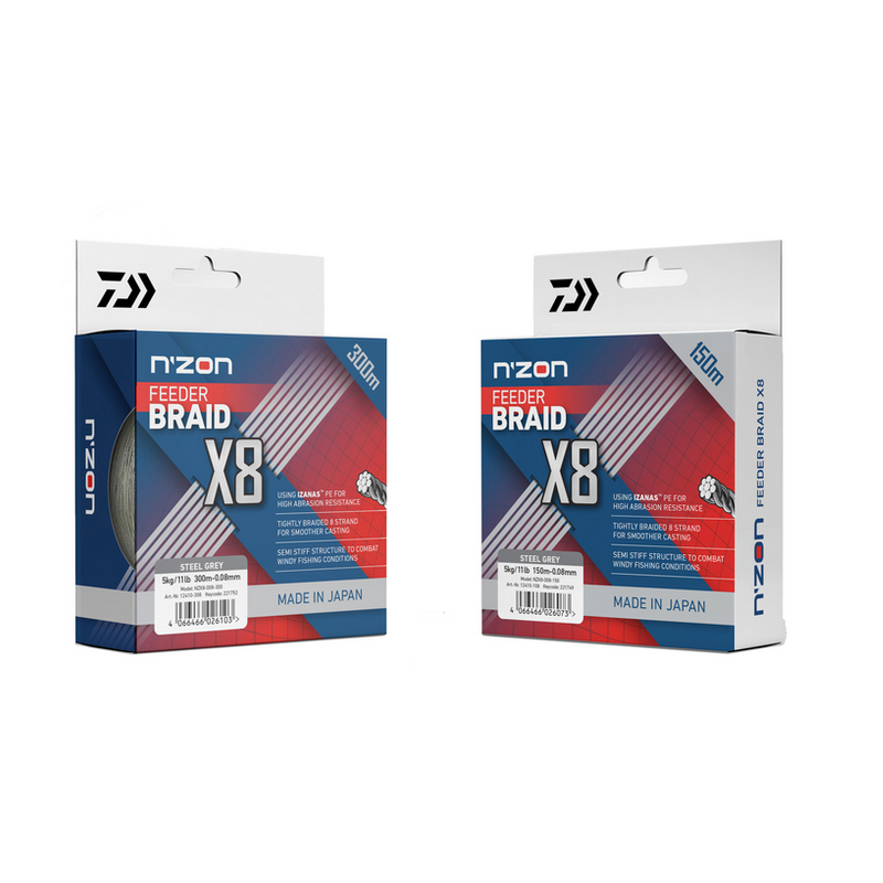 Daiwa J-Braid X8 Vlechtlijn 150m 0,18mm 12kg Multicouleur - Made In Japan