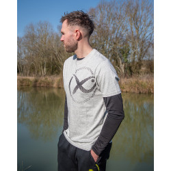 T-SHIRT LARGE MESH GREY MATRIX