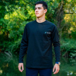 T-SHIRT NOIR MANCHE LONGUE...