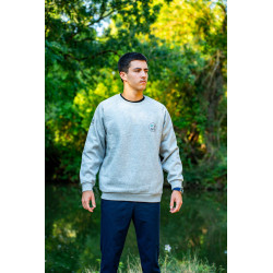 SWEAT GRIS A COL ROND SANS...