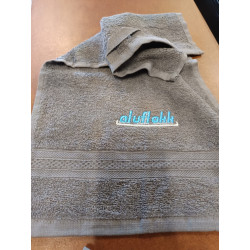 SERVIETTE GRISE COTON 30X50...