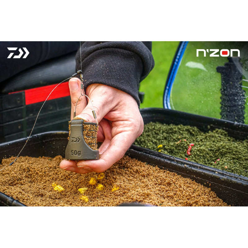 Lot De 20 Feeder Daiwa N'Zon Carrés Ouverts - Petit 30g - Matériel Pêche