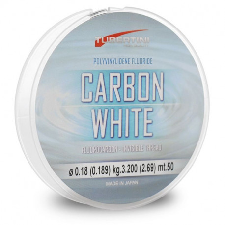 FLUOROCARBONE CARBONE WHITE 50M TUBERTINI